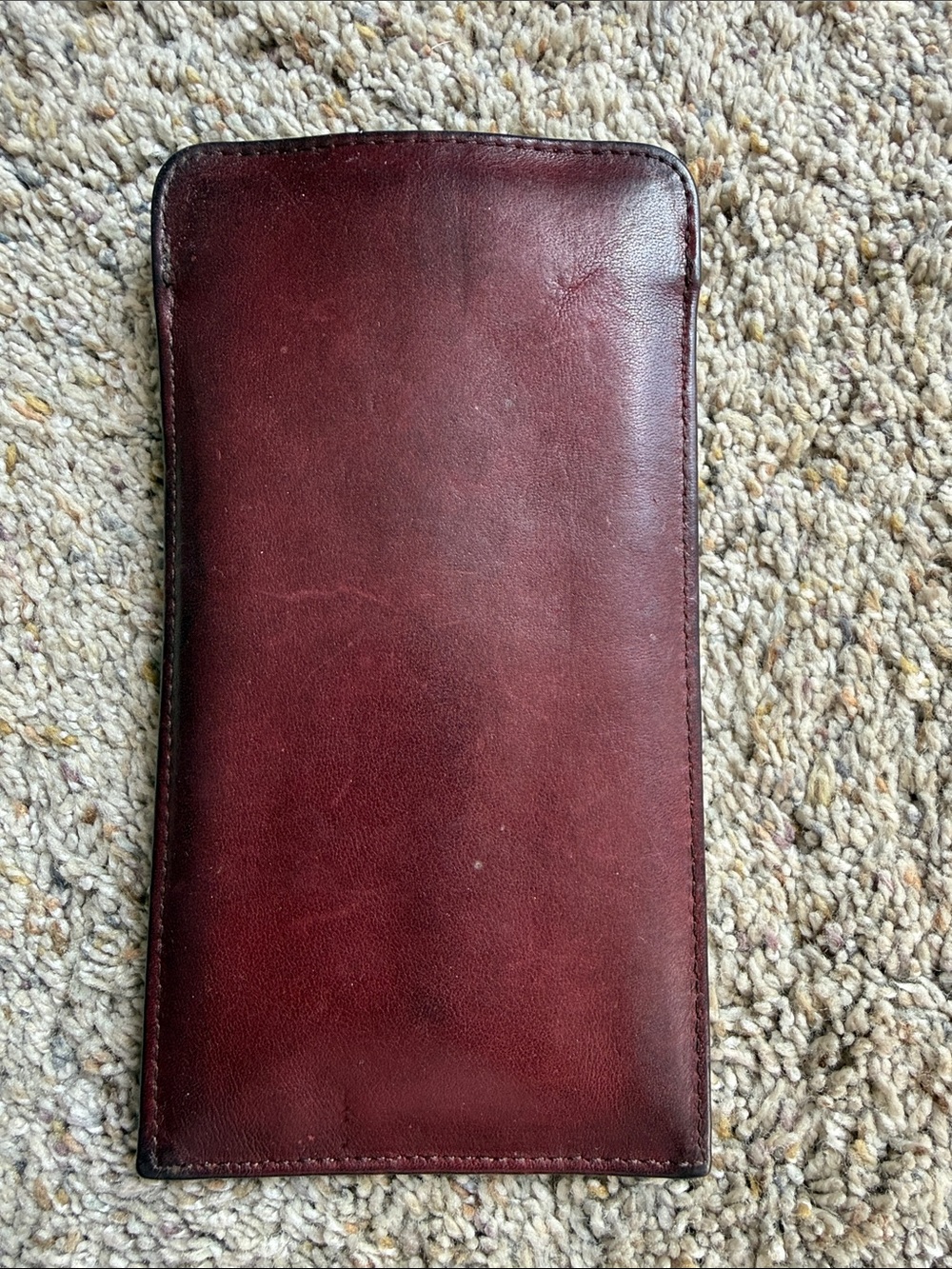 Coach Leather Eyeglasses Case in Burgundy